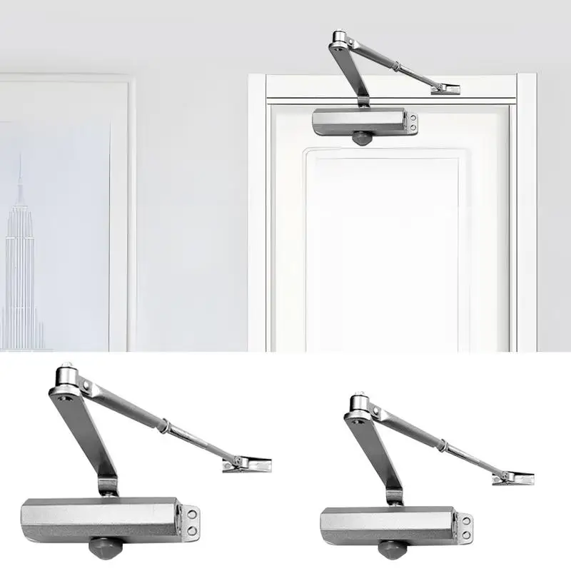 Heavy Duty Door Closer Residential Heavy Duty Hydraulic Door Closer Surface Mounted Auto Door Closer With Adjustable Closure