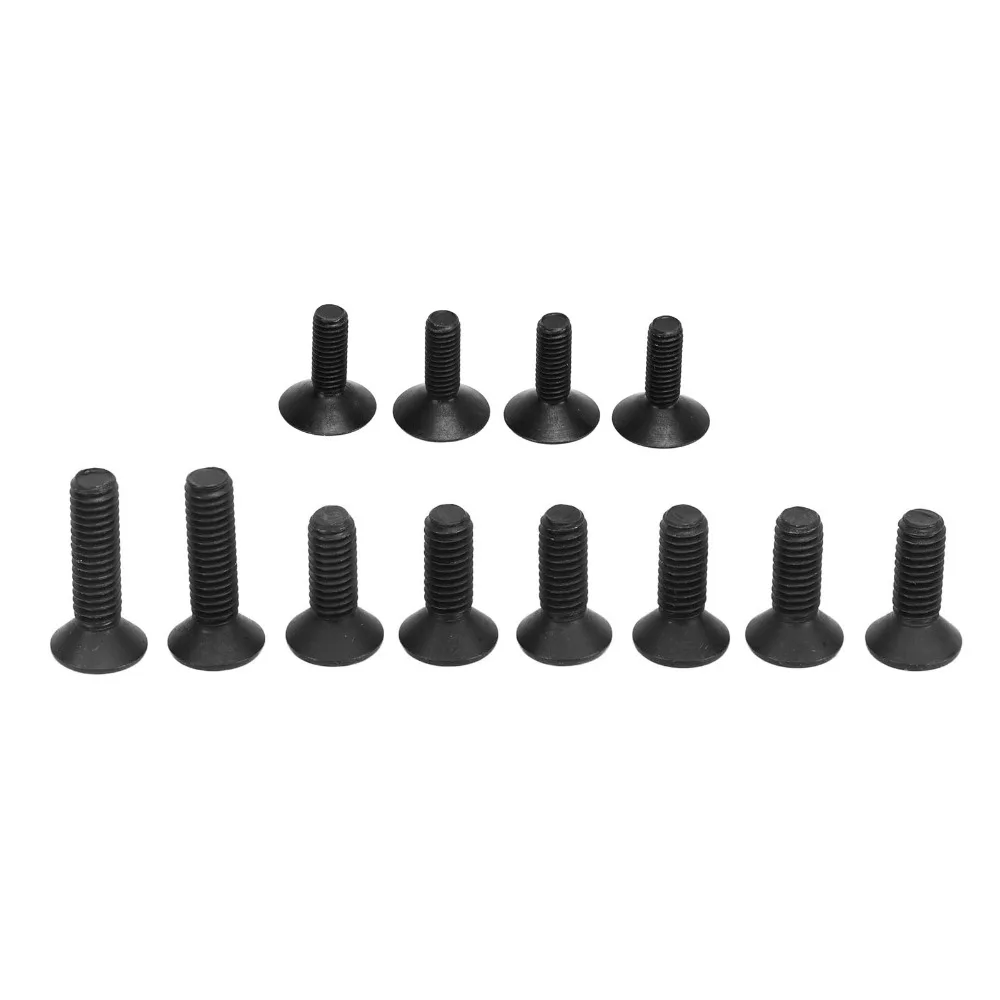 Stainless Steel Chassis Armor Protector With Screws Impact Protection RC Chassis Armors Set for Traxxas 2WD 1/10 RC Car