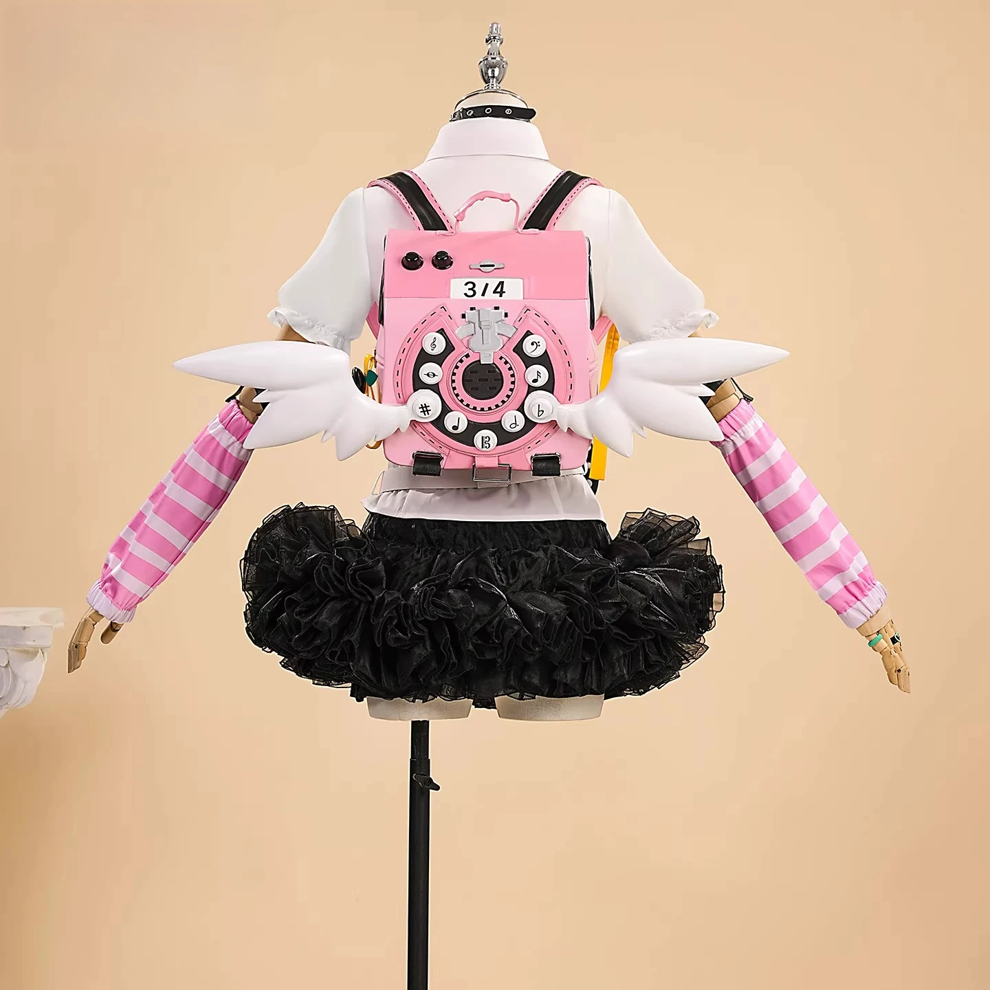 

COFUN Zenless Zone Zero Chinatsu Remiel Cosplay Costume Shirt Skirt Wings Bag Socks Props For Women Angels of Delusion Party