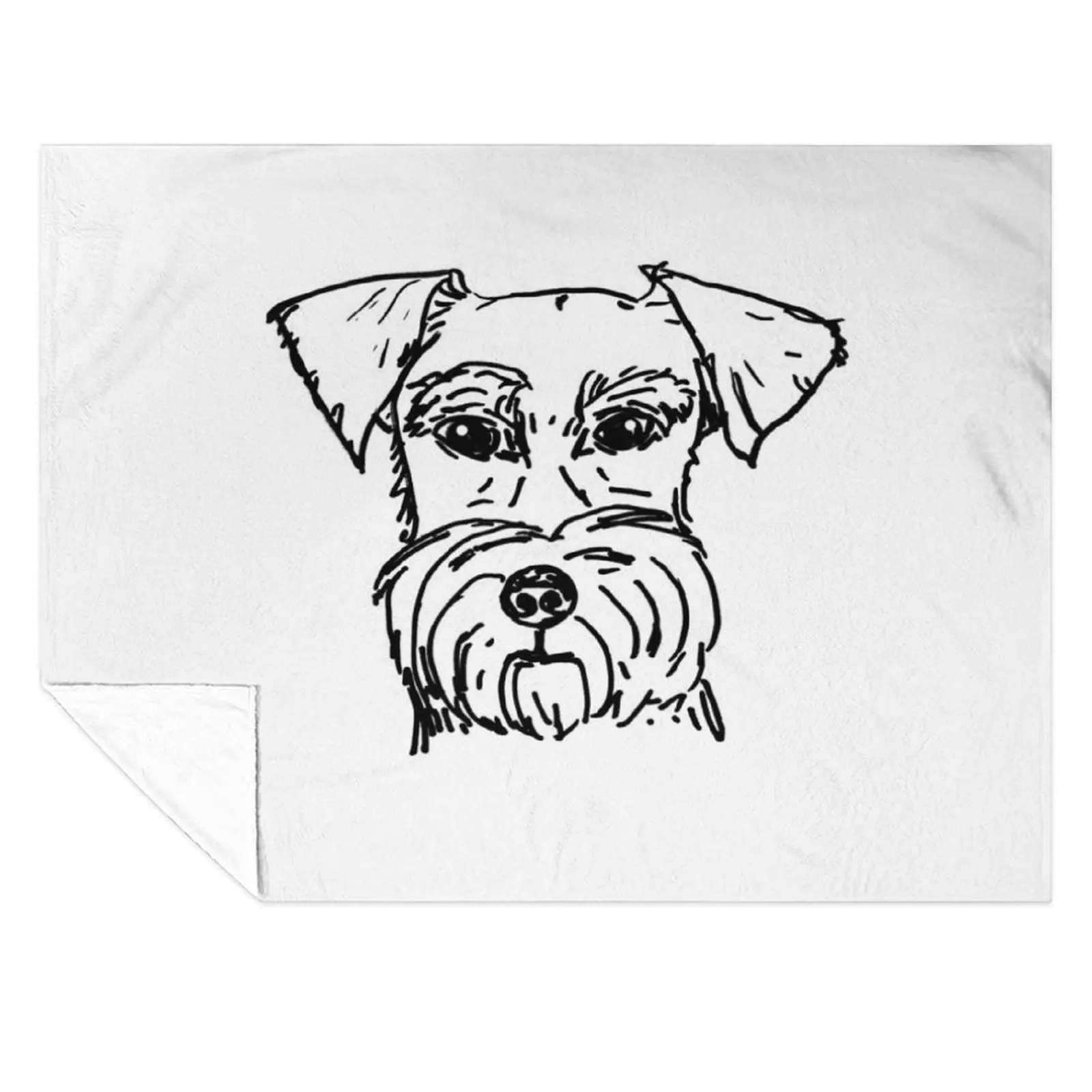 

Schnauzer Throw Blanket Giant Sofa Quilt Travel Blankets