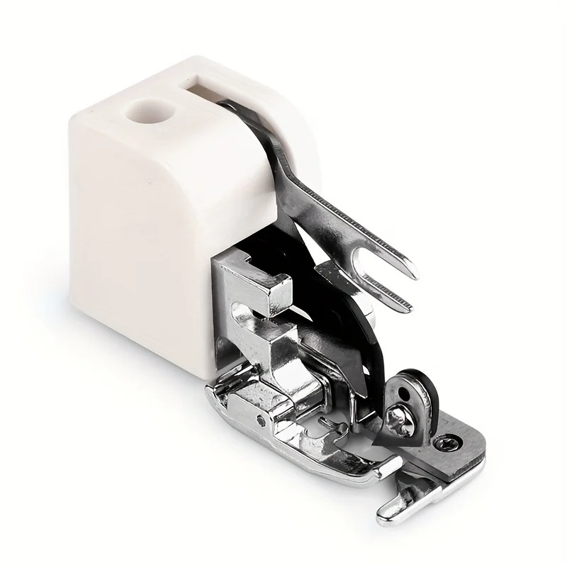 

Durable Easy-Glide Side Cutter Overlock Presser Foot for Low Shank Sewing Machines - Perfect for Singer & More