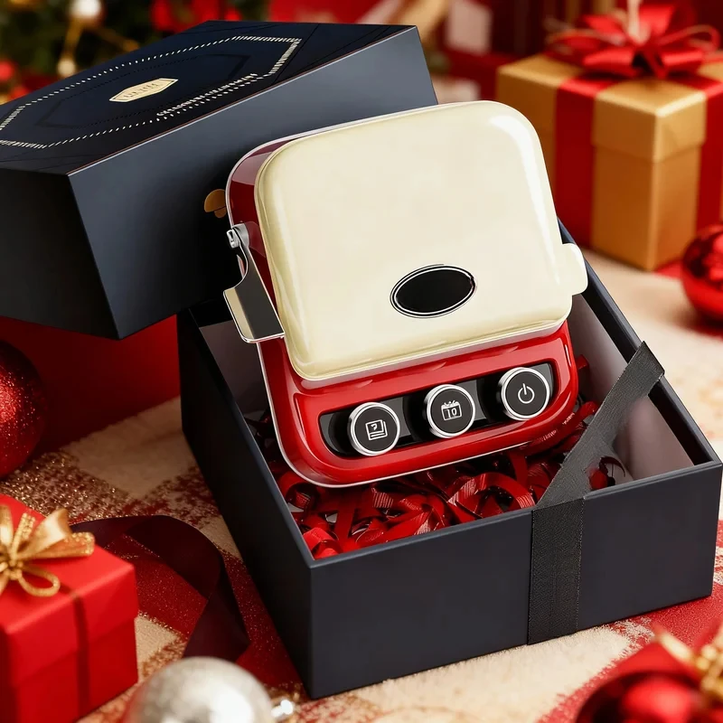 2026 NEW Mini Bluetooth Label Printer for Christmas Gifts & Wedding Decorations, Portable Ribbon Label Maker with Custom Text