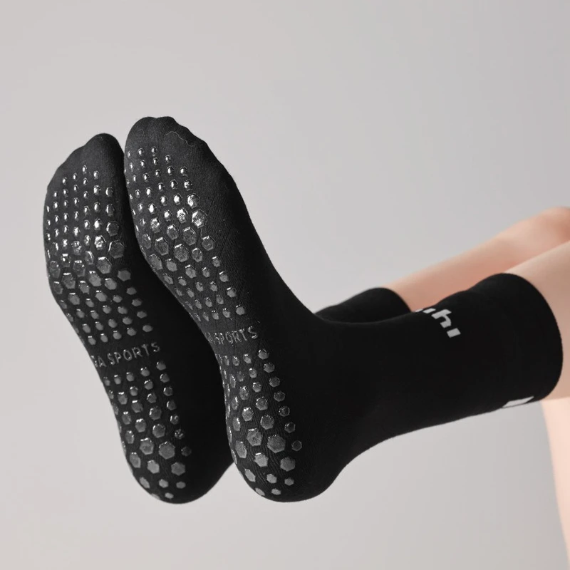 رياضة اللياقة البدنية جوارب رياضية النساء داخلي تجريب الطابق بيلاتيس اليوغا الجوارب القطن تنفس سيليكون المضادة للانزلاق الرقص جوارب رياضية