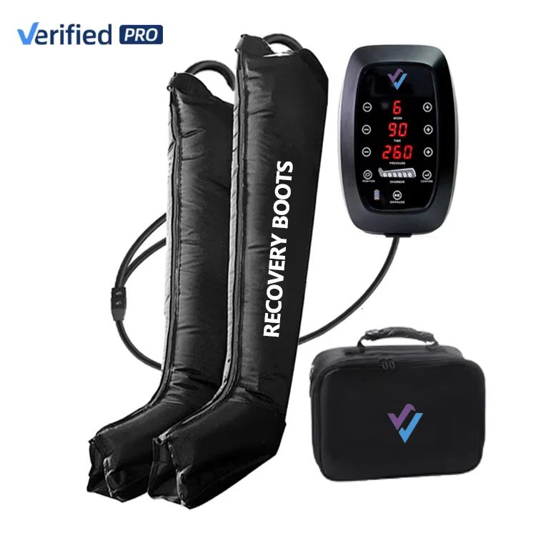 Air Compression Boots Recovery for Athlete Air Compression Boots for Circulation Lymphedema Boots Leg Massager Leg