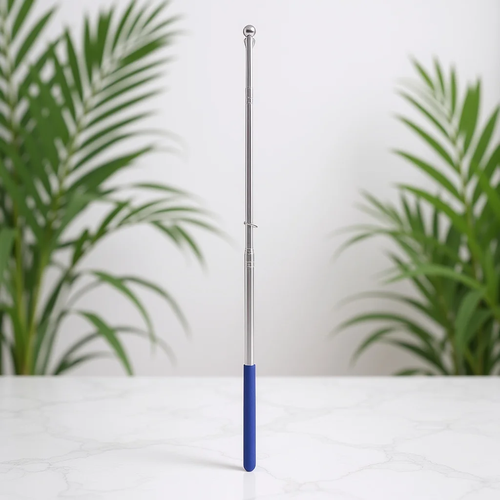 

Durable Stainless Steel Telescopic Flagpole Retractable Ribbon Holder for Tour Guide Leading Tourists Multiuse Dance Accessory