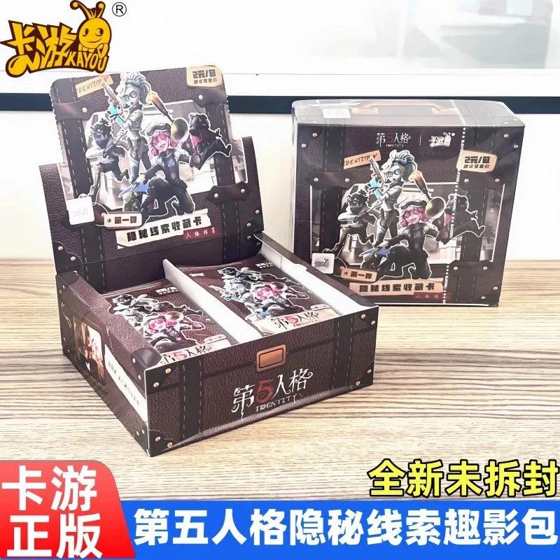 

KAYOU Genuine Identity V Secret Clue Collection Card - Cartoon Personality File Game Card для детей, игрушка в подарок в оригинальной коробке