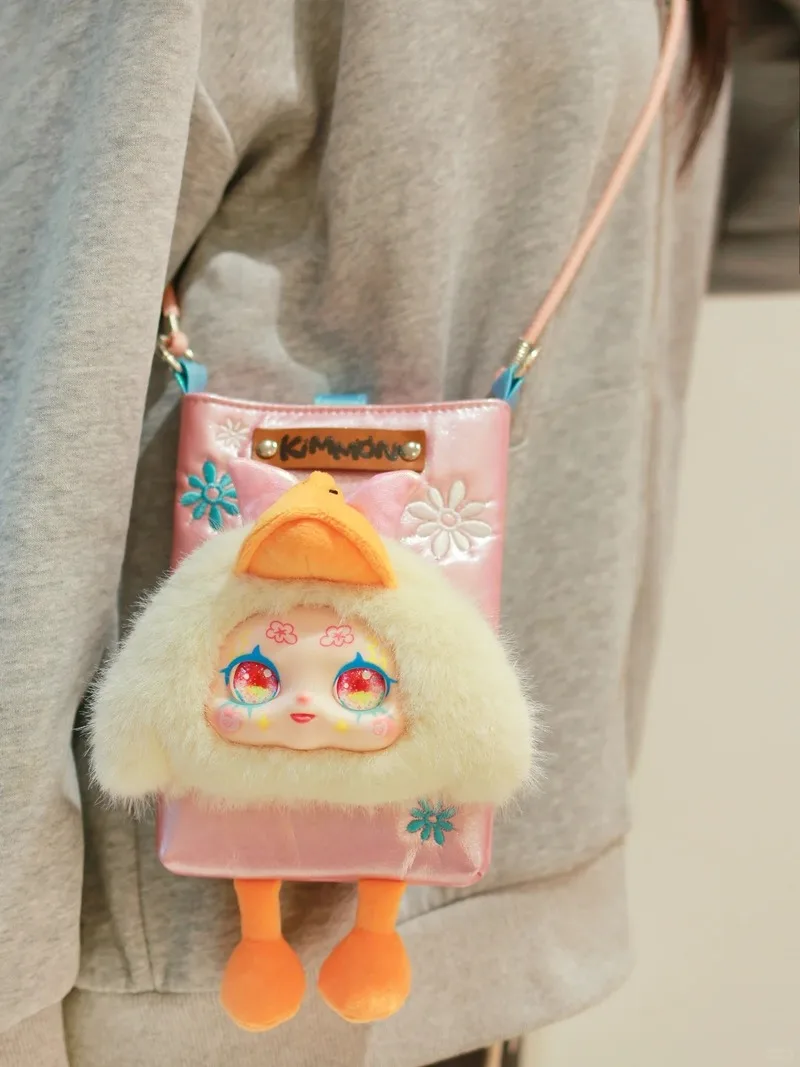 Genuino Kimmon Travel Cute Pet Surprise Blind Box Borsa a tracolla in peluche Moda Kawaii Zaino Decorazioni per borse Regali misteriosi per ragazze