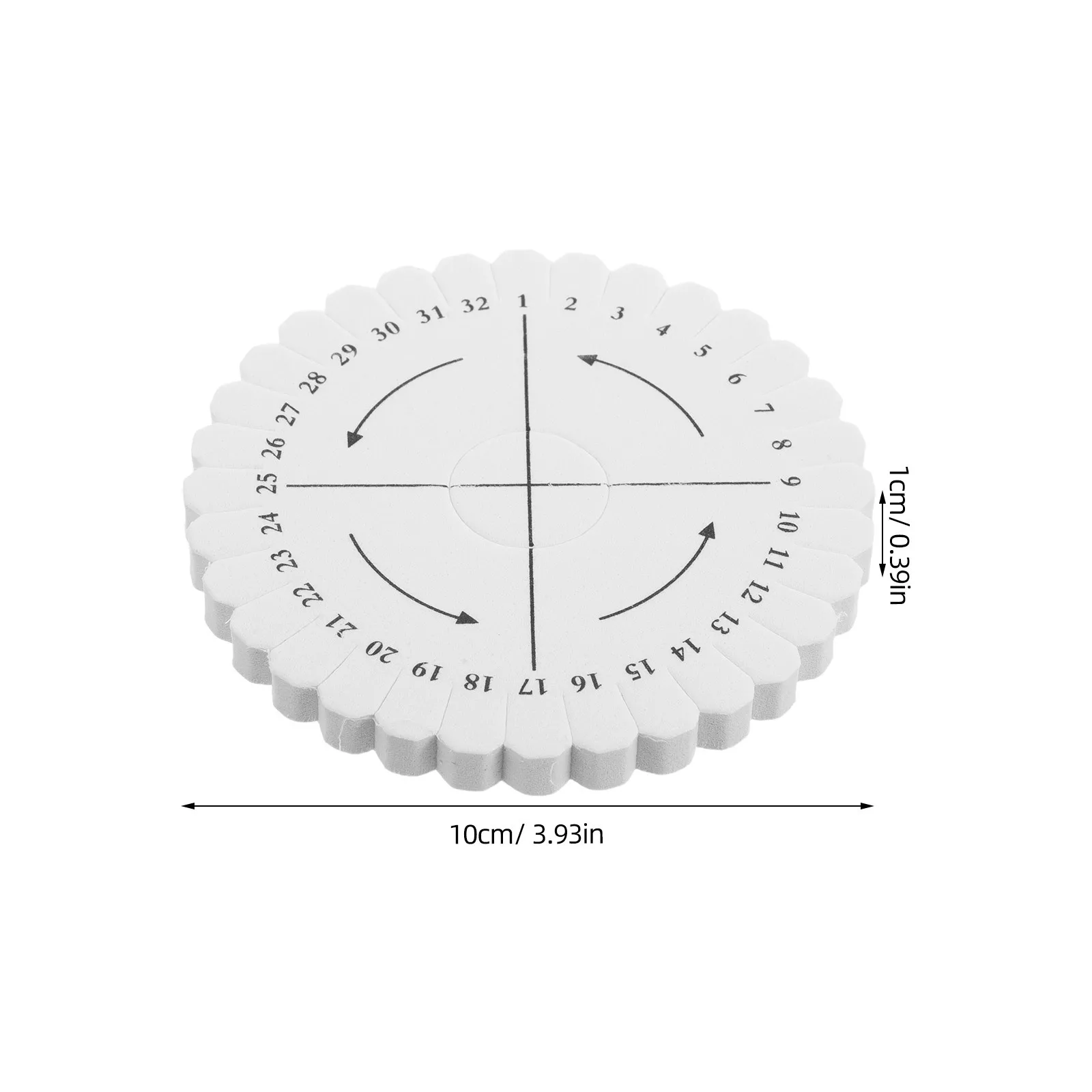 10 قطعة سوار مستدير تجديل لوحة 32 فتحة النسيج القرص تجديل أداة صياغة عدة للمجوهرات سلسلة صانع المبتدئين ودية