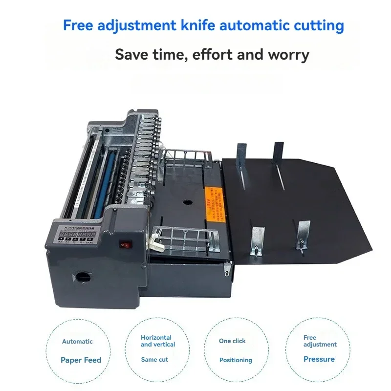 High-speed integrated label slitting and die-cutting machine; A3 self-adhesive label machine (includes die-cutting blade).