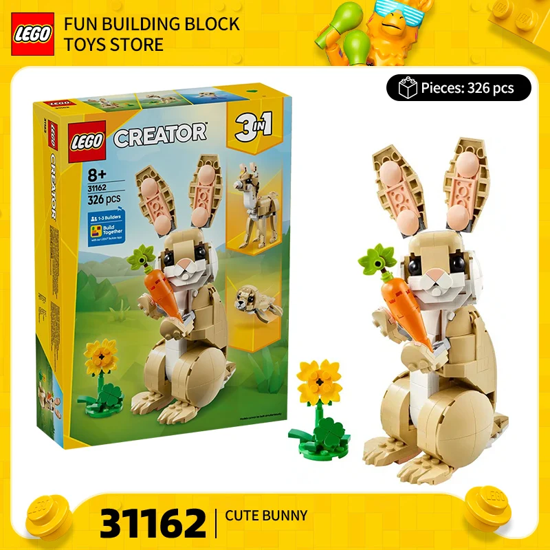 

Lego Creative 3-in-1 Series 31162 31165 Cute Rabbit Children's Puzzle Building Blocks Toy Gift