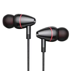 EARDECO 3.5mm Sport Wired Earphone Earpiece Wired Headphones in-ear Bass Headphone Headset Mic Music Earphones with Wire Stereo