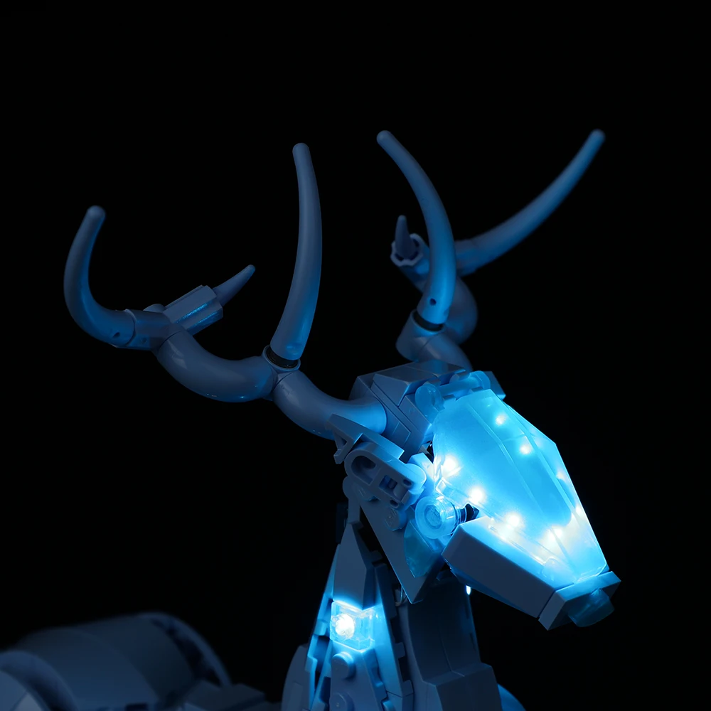 Juego de luces LED compatible con los bloques de construcción LEGO Expecto Patronum 76414