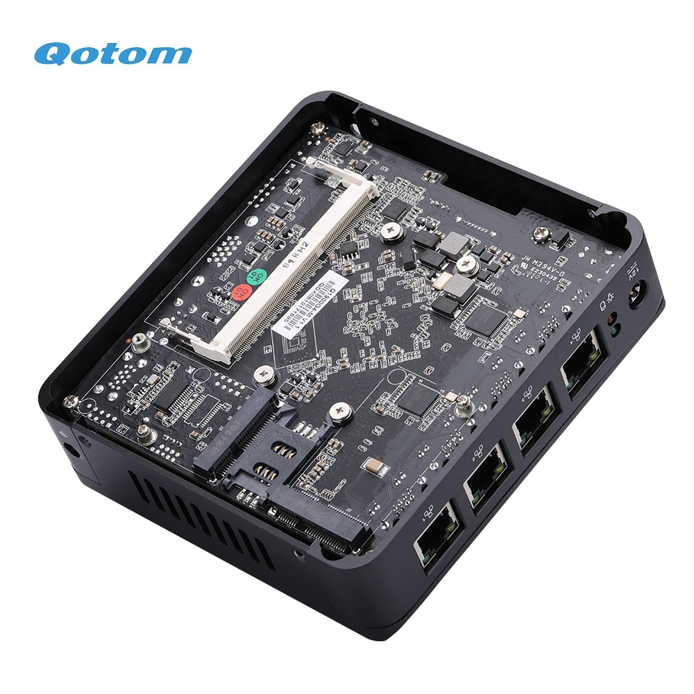 Imagem -03 - Gigabit Nic Mini pc Celeron J1900 Pentium N3540 Quad Core para Construir um Poderoso Roteador Firewall Aparelho 4x