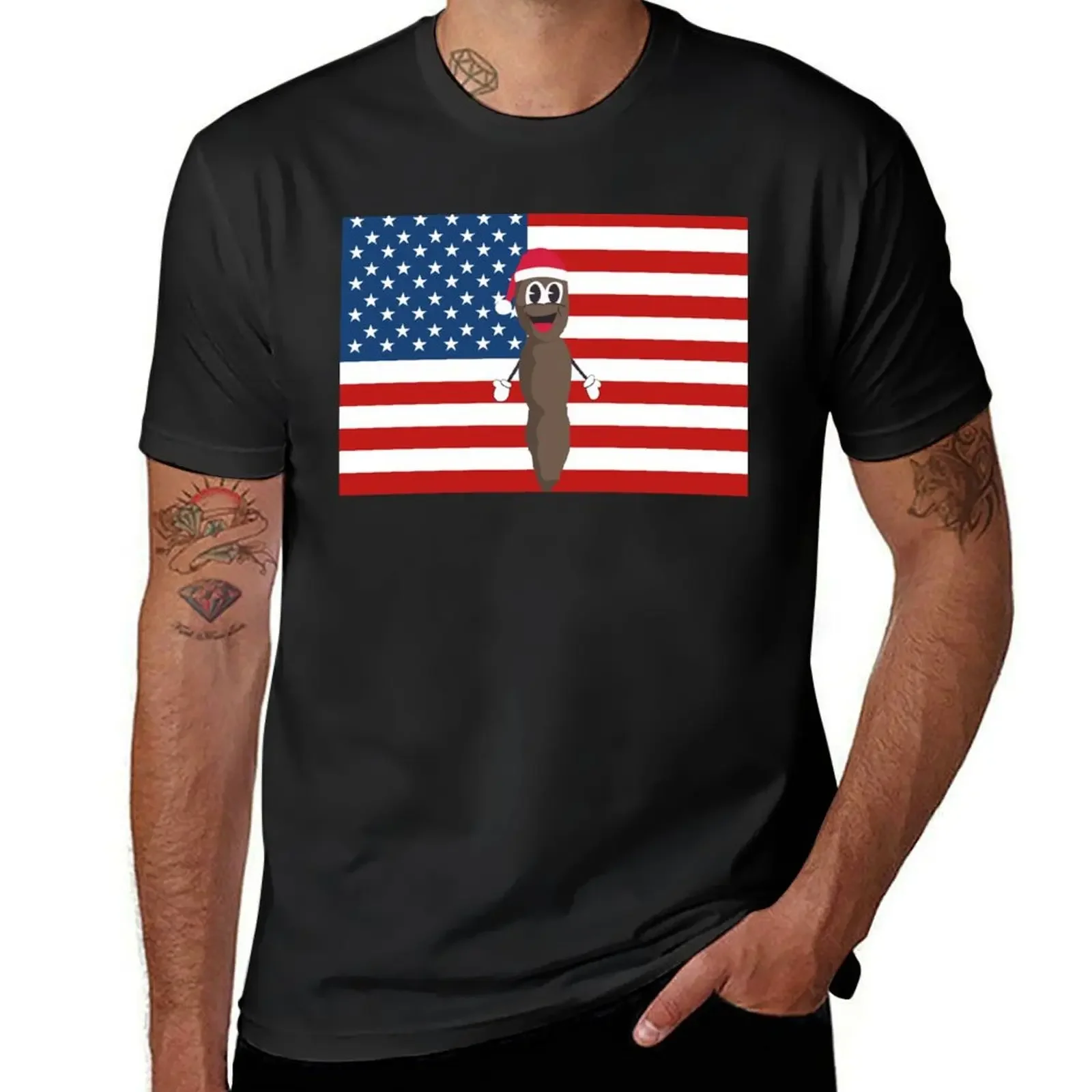 

MR Hankey - BORN IN THE USA T-Shirt hippie clothes kawaii clothes animal prinfor boys blanks mens tall t shirts