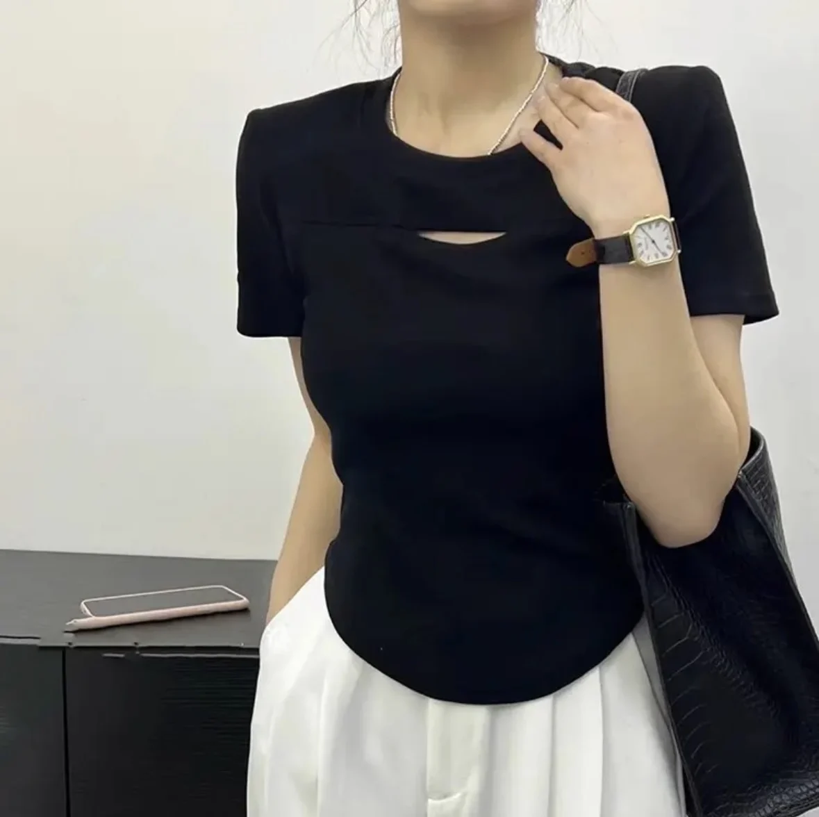 2026 Summer Hot Selling New Girl Cute Sweet Casual T-shirt Pattern Printed Fashion Round Neck Short Sleeve Slimming Women's Wear