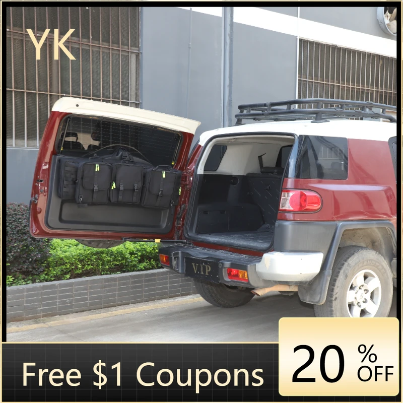 

Oxford Cloth Black Car Tailgate Storage Bag Tool Box Interior Car Accessories For Toyota FJ Cruiser 2007-2021