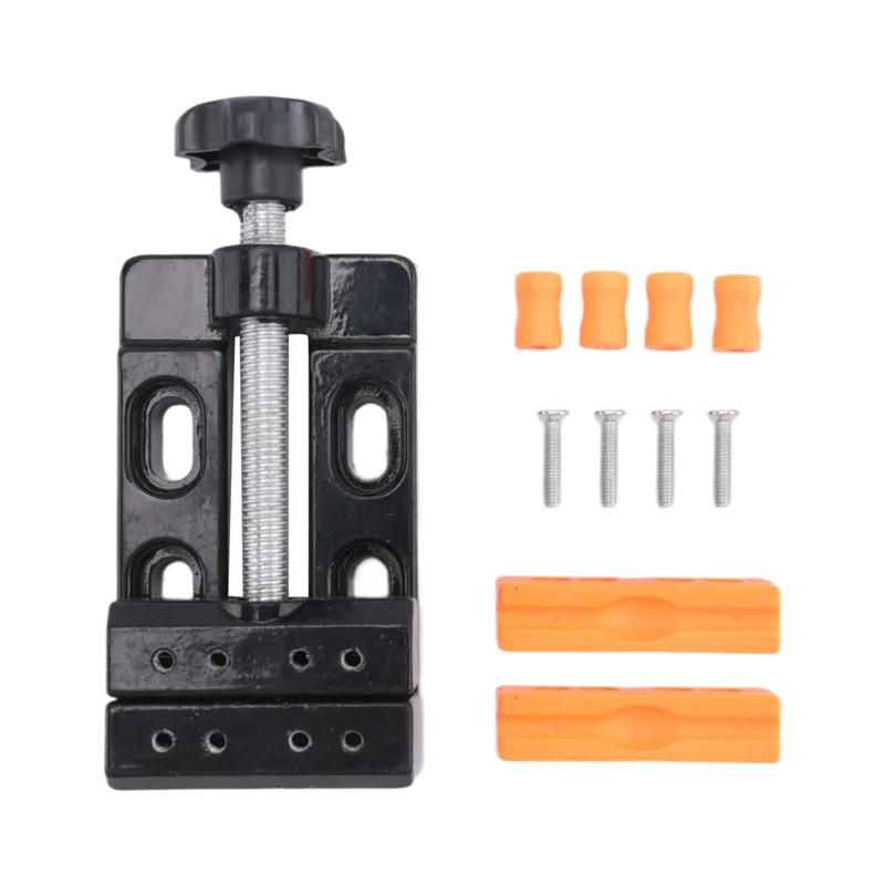A84Z-Mini morsa piccola mini morsetto piatto da tavolo ganascia da banco morsetto trapano pressa morsa da tavolo apertura morsa utensili manuali fai da te 13,5X6,5X3,6 cm