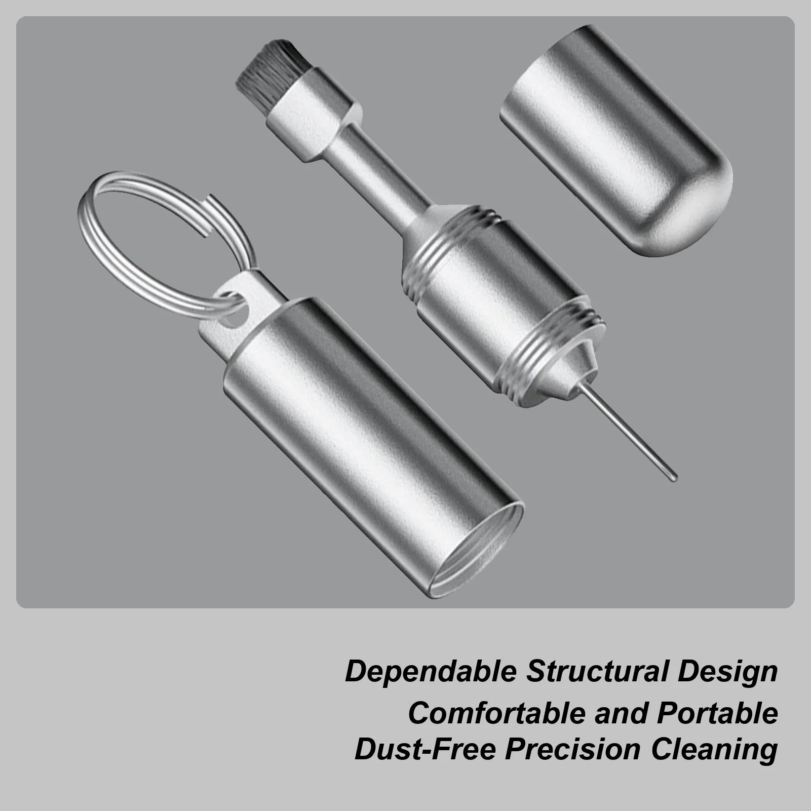 سبائك الألومنيوم بطاقة إزالة دبوس نظافة بطاقة إزالة دبوس تنظيف القلم بطاقة القاذف أداة الدقة إبرة تنظيف فرشاة