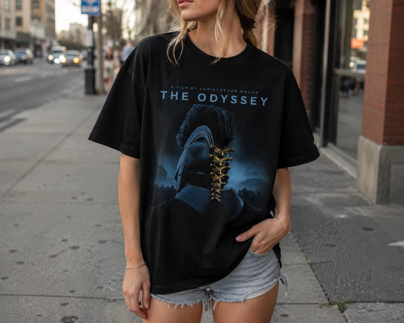 The Odyssey Movie Inspired T-Shirt, Greek Mythology Tee, Epic Warrior Graphic Shirt, Nolan Film Fan Gift, Unisex Vintage Tee