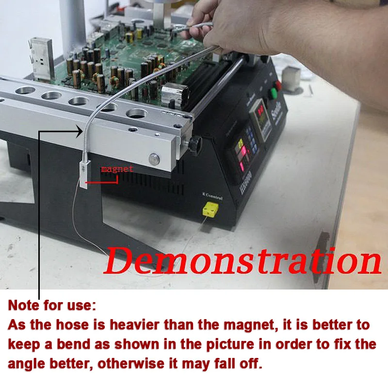 LY-TS1 Omega K Type TC Magnet Thermocouple Sensor Temperature Wire Holder Jig For BGA Rework Statio