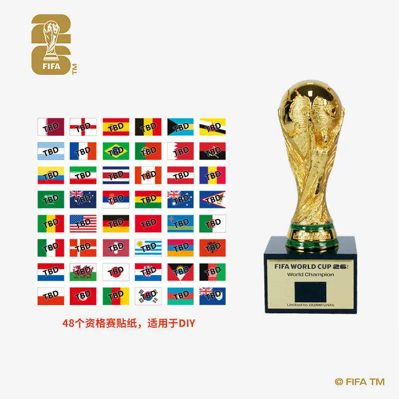 2026 World Cup USA Canada Mexico FIFA Official Trophy Limited 3D
