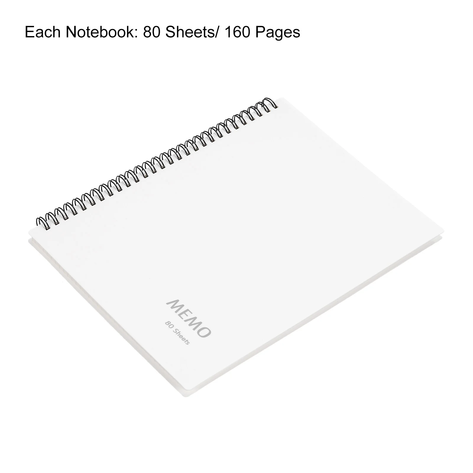 

A4 B5 Coil Book Spiral Coil Notebook Diary Journal Student Note Pad Book Lined Grid Thick Paper Hardcover Memo Office Stationery