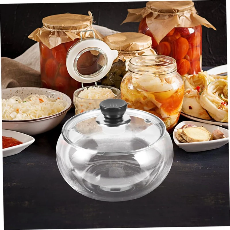 

Glass Containers Household Pickle Jar For Food Terrarium Vegetable Jar Home Fermenting Jar