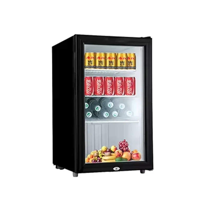 100 Liter Beer Freezer Small Refrigerator and Freezers Glass Door Fridge