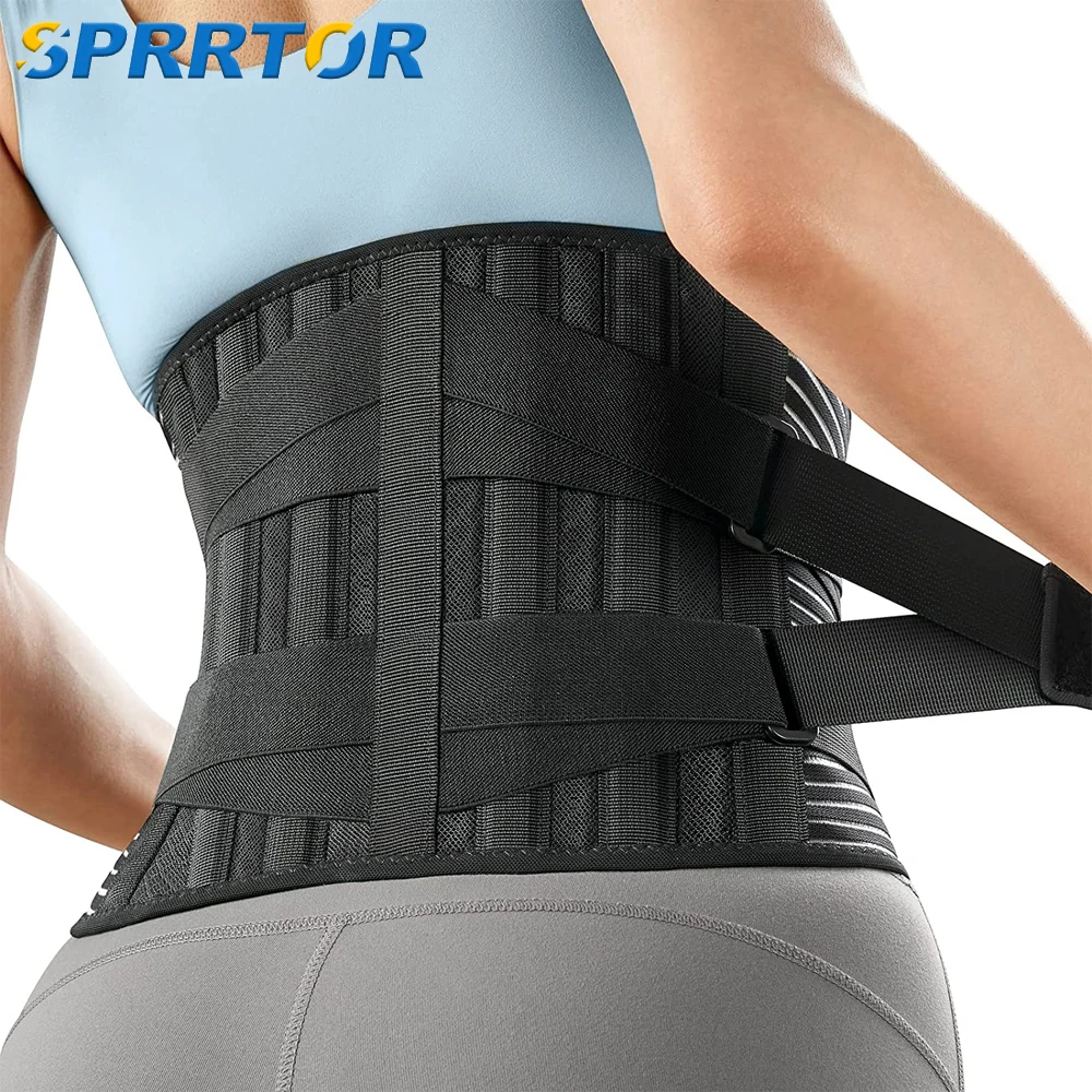 Back Brace Lumbar back Support Belt for Lower Back Pain Relief,Heavy Lifting Work,Herniated Disc,Scoliosis Back Pain Relief