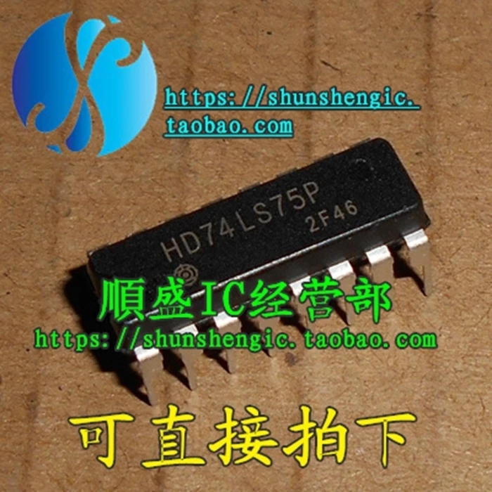 

10 шт. SN74HC75N HD74LS75P DIP16Pin IC