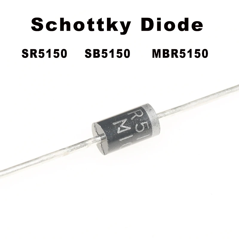 100pcs SR5150 SB5150 MBR5150 Schottky diode 5A 150V free shippping