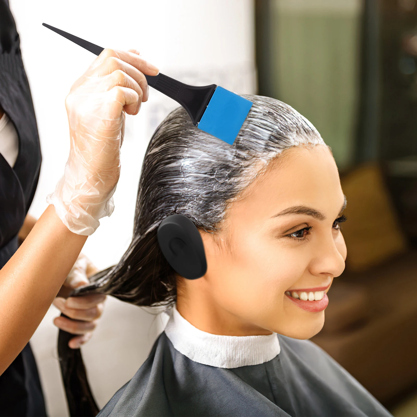 

Dyeing Brush Set 6 Styles For Hair Coloring Hair Coloring Use Black Applicator Comb