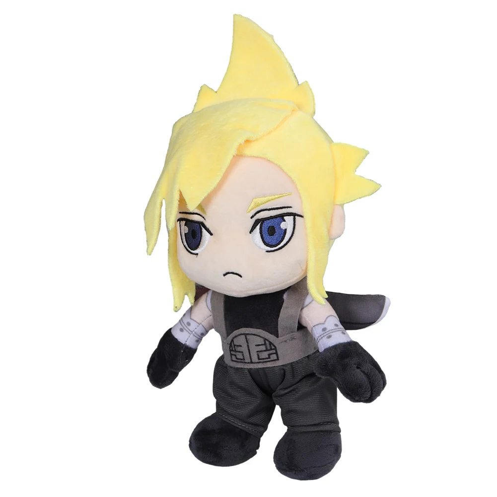 Cloud Strife Cosplay Final Fantasy VII Cosplay Game FF7 Fantasia Anime Costume Mascot Doll Soft Stuffed Doll Birthday Xmas Gift