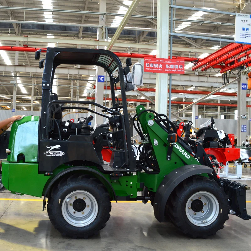 

Euro 5 Customized Kubota Loader W1160 Compact Loader Factory Direct Sale Mini Loader Brand New Agricultural Wheel Loader 2 Tons