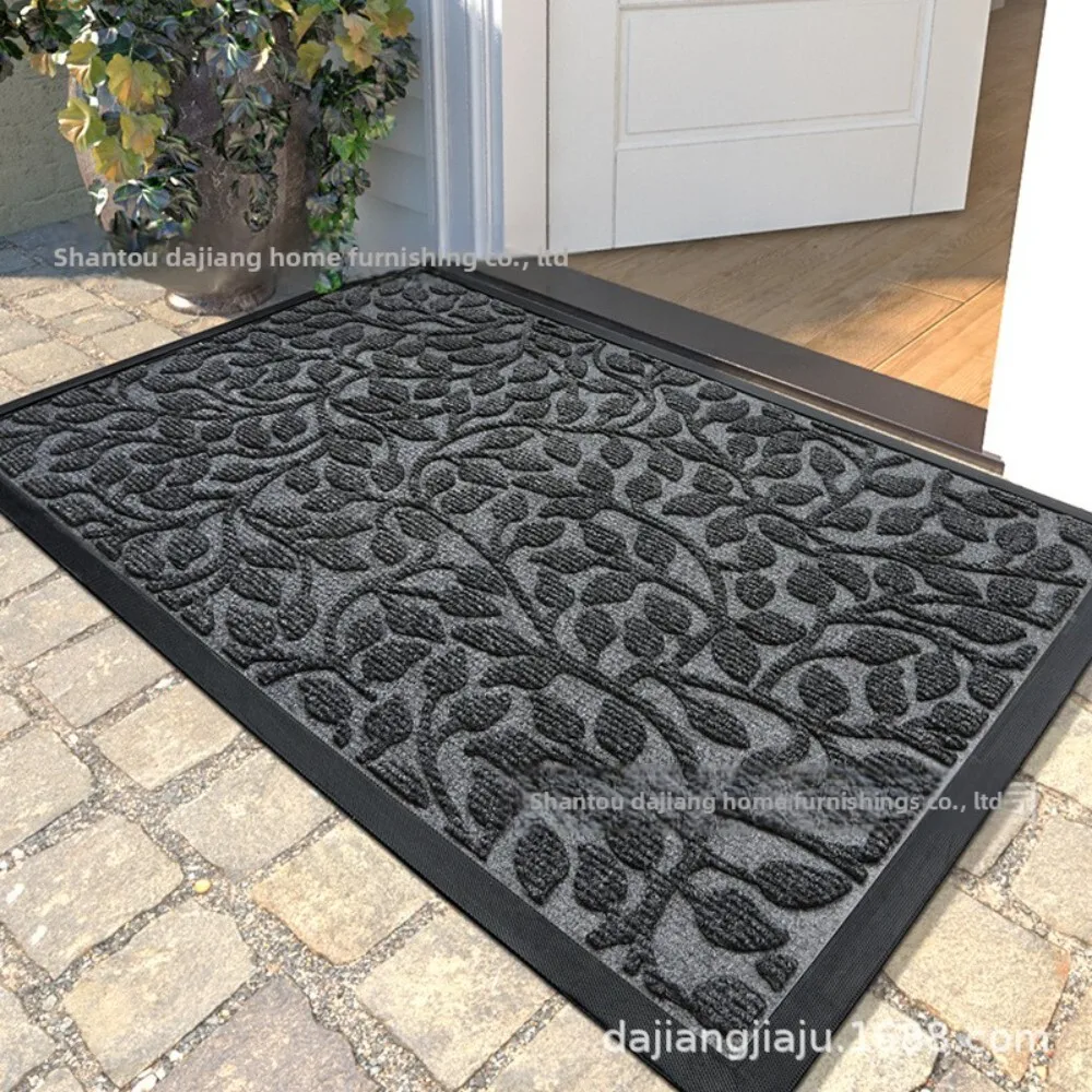 

American Style Commercial Rubber Entrance Mat Easy Care Non Slip Sand Scraper Dust Removal Mat for Indoor Outdoor Use