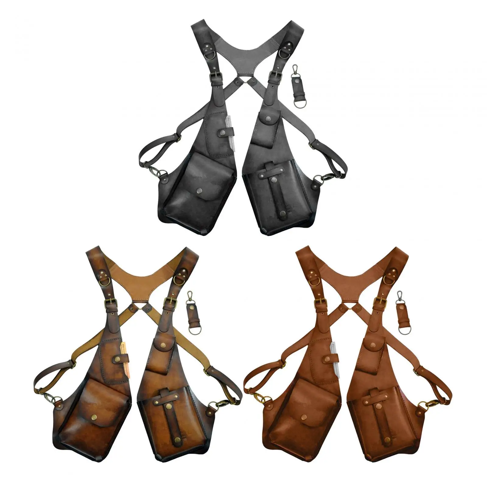 Hidden Underarm Shoulder Bag Wallet Pocket Women Men Anti Thief Shoulder Pouch Backpack for Running Outdoor Cosplay Parties