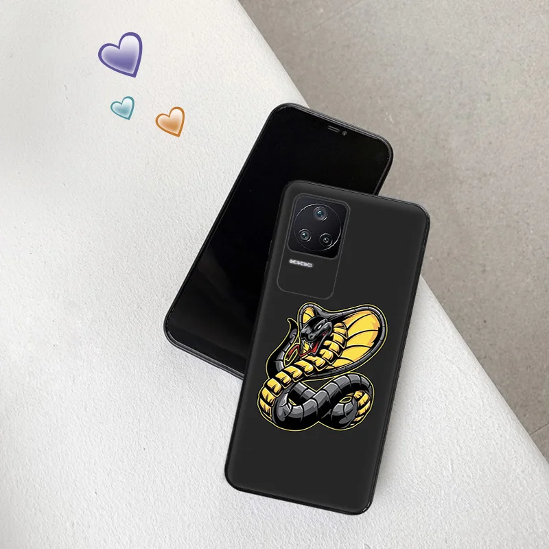 Phone Cases For Xiaomi Poco C40 C51 C50 C61 M5 M4 Pro M3 X5 X4 X3 F5 F4 F3 GT F1 14 A3X Snake Cobra Python Soft Anti-Drop Cover