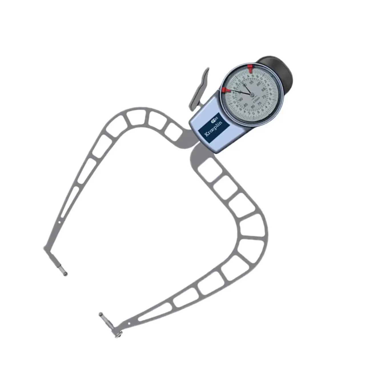 KROEPLIN Mechanical External Test Card Gauge Handheld Gauge D4100
