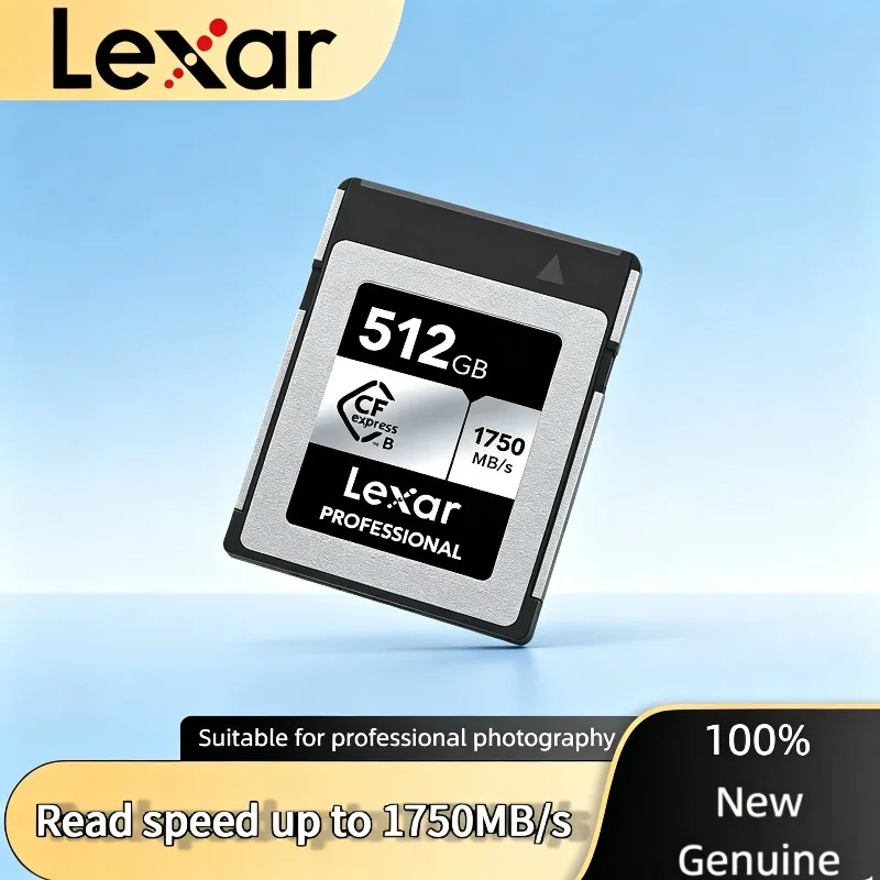 

Original Lexar Card Silver B Type CFexpress 128GB 256GB 512GB CF Express Digital Memory Card for RAW 4K Video Digital SLR Camera