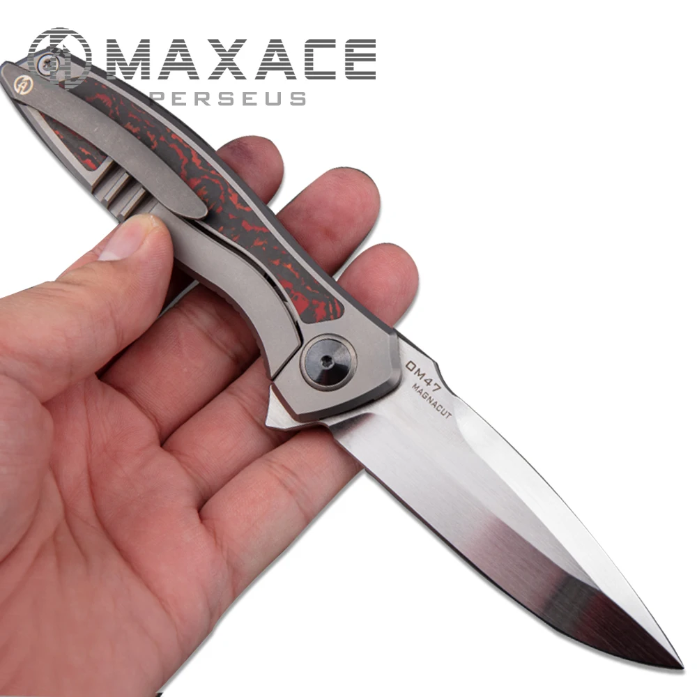 Maxace Perseus Folding knife pocket knife camping portable outdoor fruit knife Survival Self-defense Collection And Gift