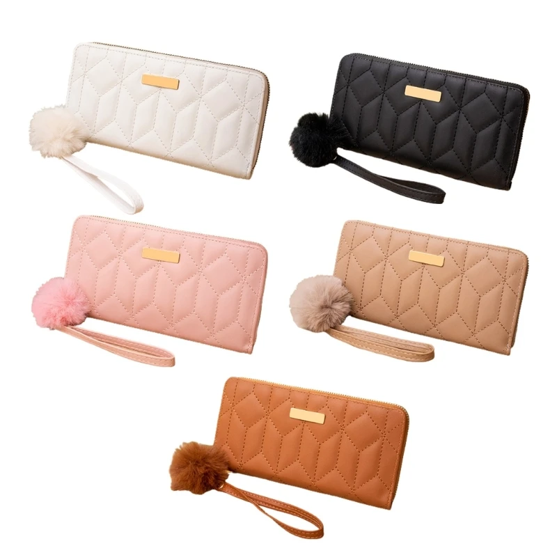 

Fashion Women Long Wallet Female Coin Purse PU Leather Wallet Credit Card Holder