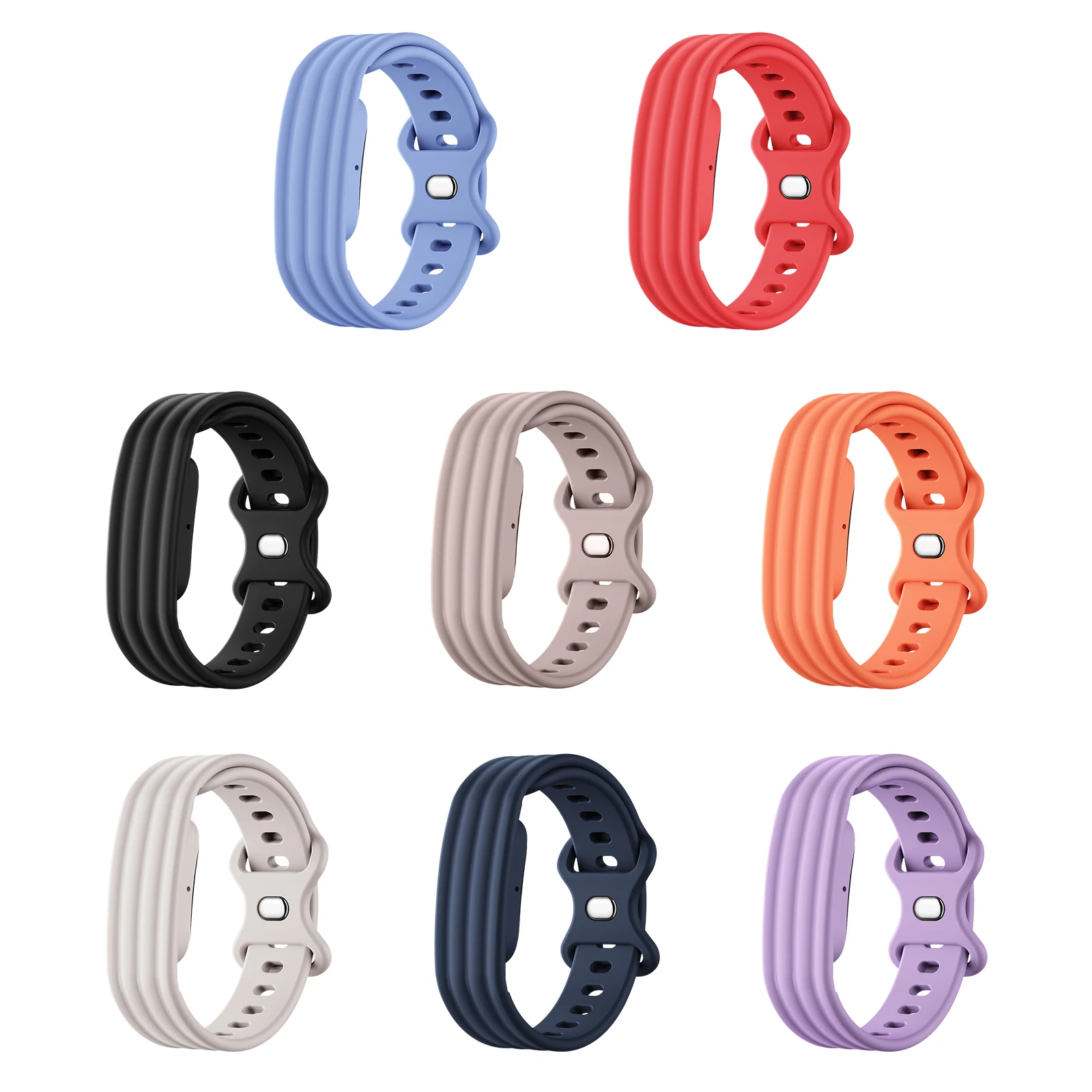 Soft Perforated Wristband For Google Fitbit Air Multi-Purpose Adjustable Buckle Replacement Straps for Fitness Hiking Running