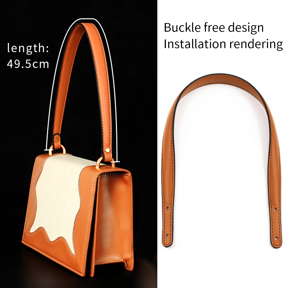 56cm High Quality Genuine Leather Bag Handle Shoulder Bag Strap Diy Replacement Handbag Strap For DIY Women Handmade Bag Straps