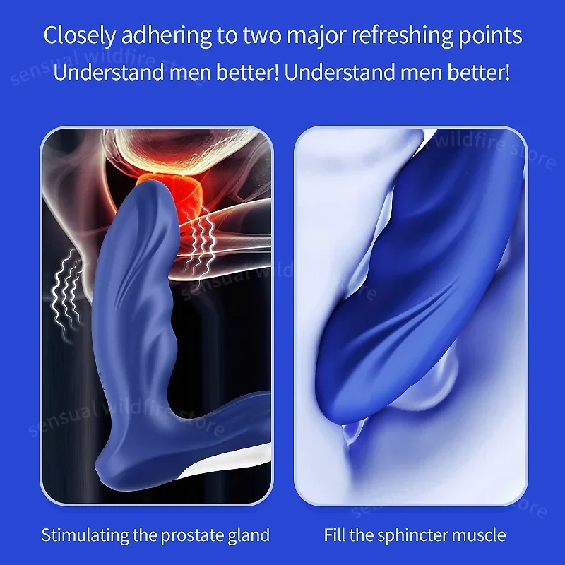 APP التحكم الإناث يمكن ارتداؤها الاستمناء هزاز ذكر جهاز تدليك للبروستاتا بعقب المكونات لعبة الجنس G-بقعة المهبل الشرج دسار الموزه #2