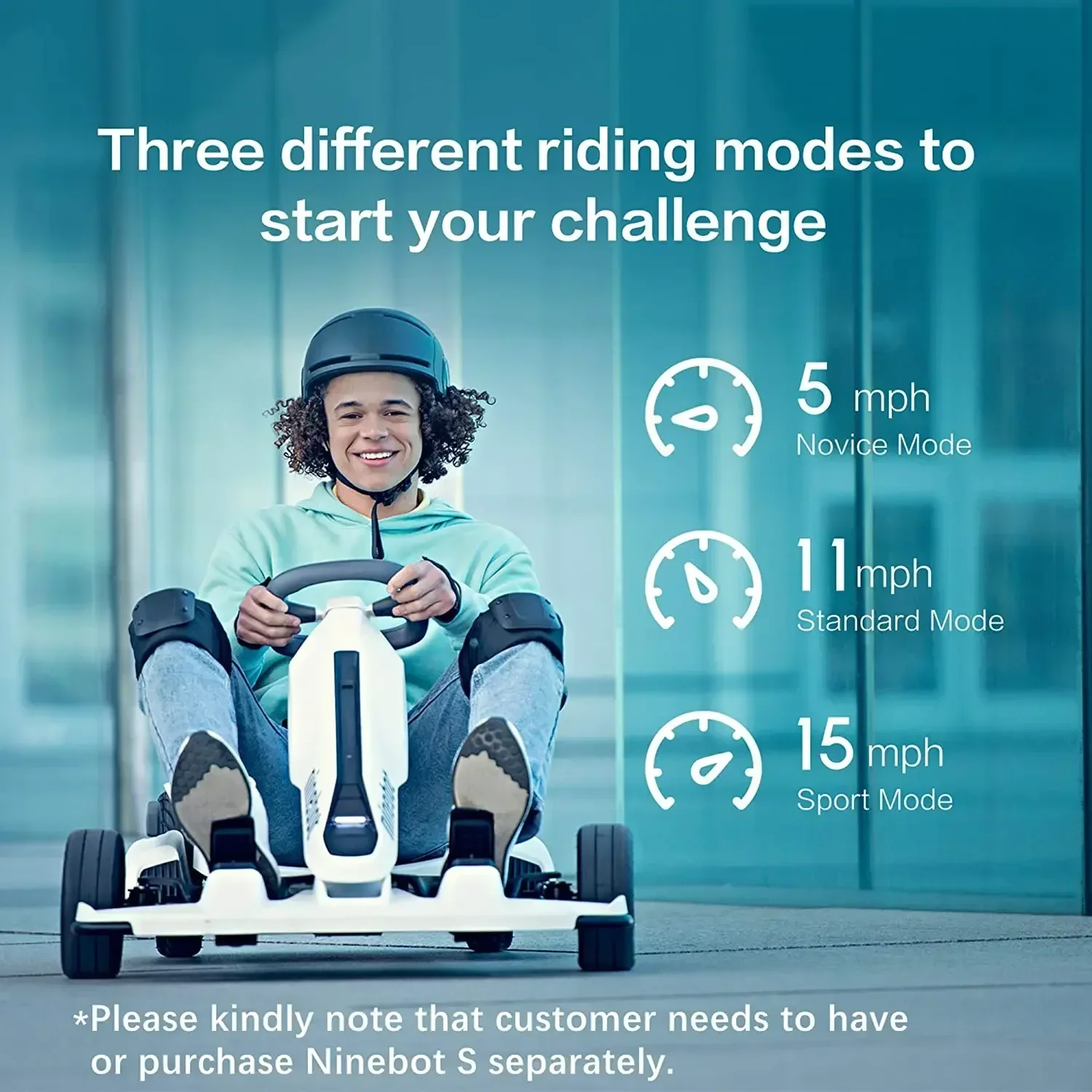 2026-Good Entertainment Facility Segway Ninebot Go Kart Kit Portable Go Kart Frame