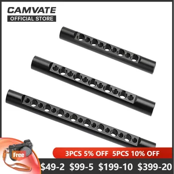 CAMVATE 카메라 케이지 리그 사진 액세서리용 알루미늄 막대 치즈 바, 4.9 