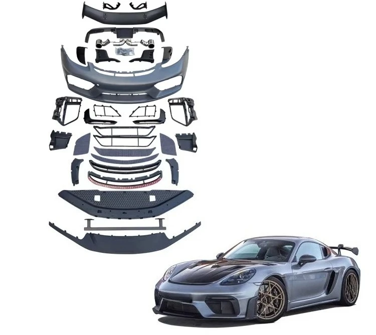 

982 Upgrade GT4RS Bodykit Front Bumper Kits Spoiler for 718 982 GT4 RS Body Kits