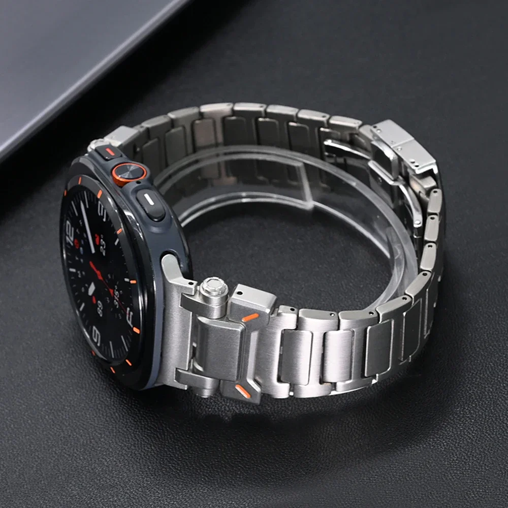 

Titanium Metal Luxury Band for Samsung Galaxy Watch Ultra 47mm Bracelet for SAMSUNG GALAXY ULTRA 47MM Strap Correa Men Watchband