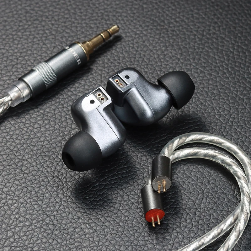Letshuoer S12 14.8 مللي متر مستو سائق مغناطيسي IEMs مرحبا فاي مراقبة الموسيقى سماعات الفضة مطلي كابل نحاسي أحادي البلورية 3.5 مللي متر
