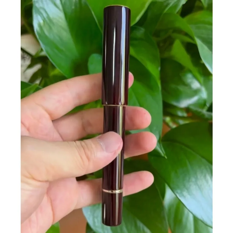BALAOYE Pure Urushi Lacquer Fountain Pen, Hand-Polished Finish Elegant Design Smooth Bock 0.5F Nib Nib Cumberland Rubber Pens